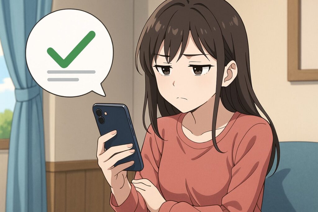 既読スルーのイメージイラスト